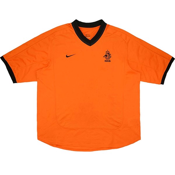 Tailandia Camiseta Países Bajos Primera Equipación Retro 2000 Naranja